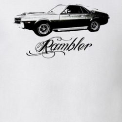1969 AMC Rambler Side Model Light Color Shirt