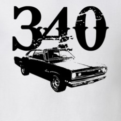 1970 Plymouth Duster Side View With Engine Size Faded Look Light T Shi