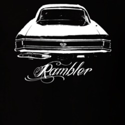 1969 AMC Rambler Rear Model Dark Color Shirt