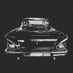 1958_CHEVY_BEL AIR_Rear_White_Graphic T Shirt