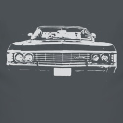 1967_CHEVY_IMPALA_SS_Grill_White_Graphic T Shirt