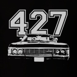 1967_CHEVY_IMPALA_SS_Grill_White_Graphic_Engine_Size T Shirt
