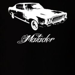 1971 AMC Matador Side Model Dark Color Shirt
