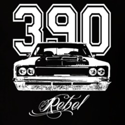 1970 AMC Rebel Grill Engine Size Model Name Dark Color Shirt