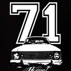 1971 AMC Hornet Grill Year Model Dark Color Shirt