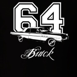 1964 Buick Wildcat Side Year Model Dark Color Shirt