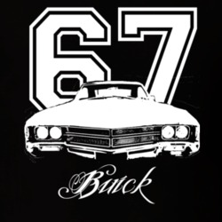 1967 Buick Wildcat Grill Year Model Dark Color Shirt