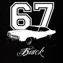 1967 Buick Wildcat Year Model Dark Color Shirt