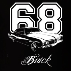 1968 Buick Wildcat Year Model Dark Color Shirt
