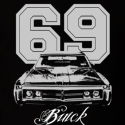1969 Buick Wildcat Grill Year Model Dark Color Shirt