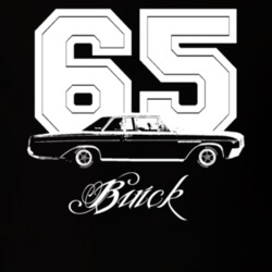 1965 Buick Skylark Side Year Model Dark Color Shirt
