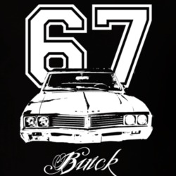 1967 Buick Skylark Grill Year Model Dark Color Shirt