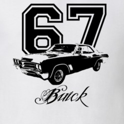 1967 Buick Skylark Side Year Model Light Color Shirt