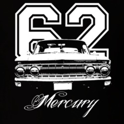 1962 Mercury Comet Grill Year Model Dark Color Shirt
