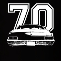 1970 Chevy Nova Rear Year Dark Color Shirt