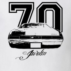 1970 AMC Javelin Rear Year Model Light Color Shirt