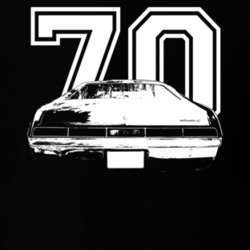 1970 AMC Javelin Rear Year Dark Color Shirt