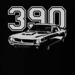 1970 AMC Javelin Engine Size 390 Dark Color Shirt
