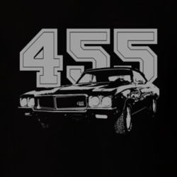 1970 Buick GSX Engine Size 455 Grill Dark Color Shirt