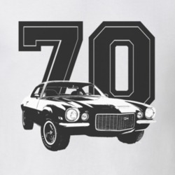 1970 Chevrolet Camaro Z28 Grill Year Light Color Shirt