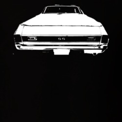 1971 Chevrolet El Camino Rear Dark Color Shirt