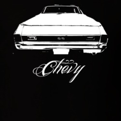 1971 Chevrolet El Camino Rear Dark Color Shirt