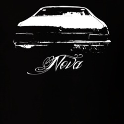 1972 Chevy Nova Rear Model Dark Color Shirt