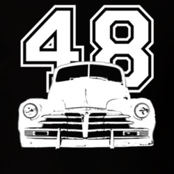 1948 Chevy Coupe Grill Year Dark olor Shirt