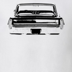 1964 Pontiac Grand Prix Rear View Light Color Shirt
