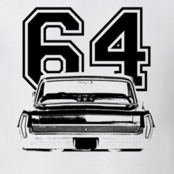 1964 Pontiac Grand Prix Rear View Year Light Color Shirt