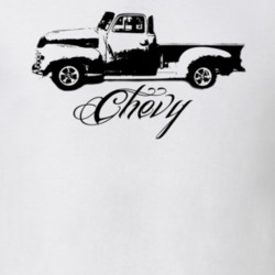 1949 Chevy Truck Side View Light Color Shirt