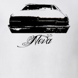 1972 Nova Rear View Model Light Color Shirt
