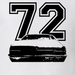 1972 Nova Rear View Year Light Color Shirt