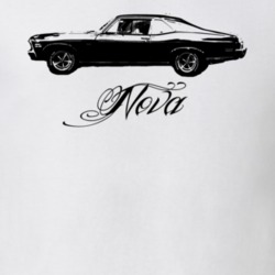 1972 Nova Side View Model Light Color Shirt