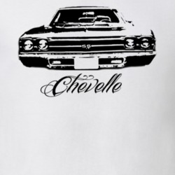 1968 Chevelle Grill View Model Light Color Shirt