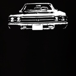 1968 Chevelle Grill View Dark Color Shirt