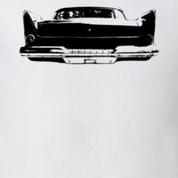 1957 Plymouth Fury Rear View Light Color Shirt