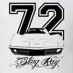 1972 Sting Ray Grill View Year Model Light Color Shirt