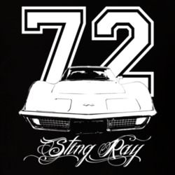1972 Sting Ray Grill View Year Model Dark Color Shirt