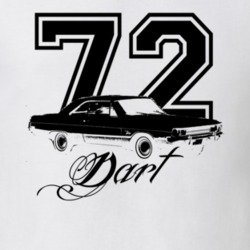 1972 Dart Side View Year Model Light Color Shirt