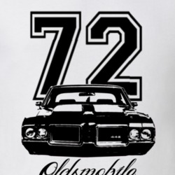 1972 Oldsmobile 442 Grill Year Model Light Color Shirt