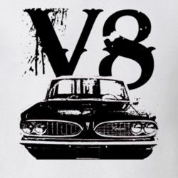 1961 Tempest Grill View V8 Light Color T Shirt