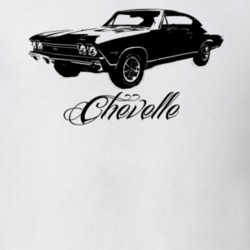 1968 Chevelle Side View Model Light Color Shirt