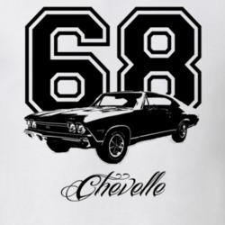 1968 Chevelle Side View Year Model Light Color Shirt