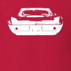 1969 Stingray Corvette Grill White Graphic  T Shirt