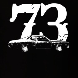 1973 Dodge Dart Side Year Dark Color T Shirt