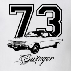 1973 Dodge Swinger Year Model Light Color  T Shirt