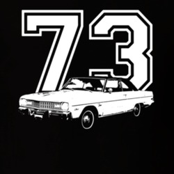1973 Dodge Dart Swinger Year Dark Color Shirt