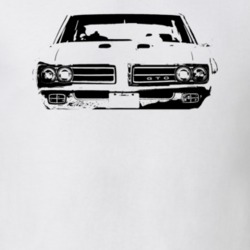 1969 GTO Grill View Light Color Shirt