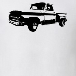 1965 K-10 Stepside Side View Light Color Shirt